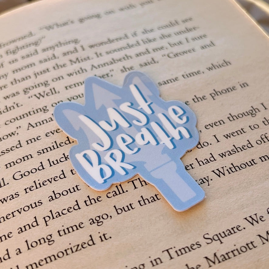 Just Breathe Sticker