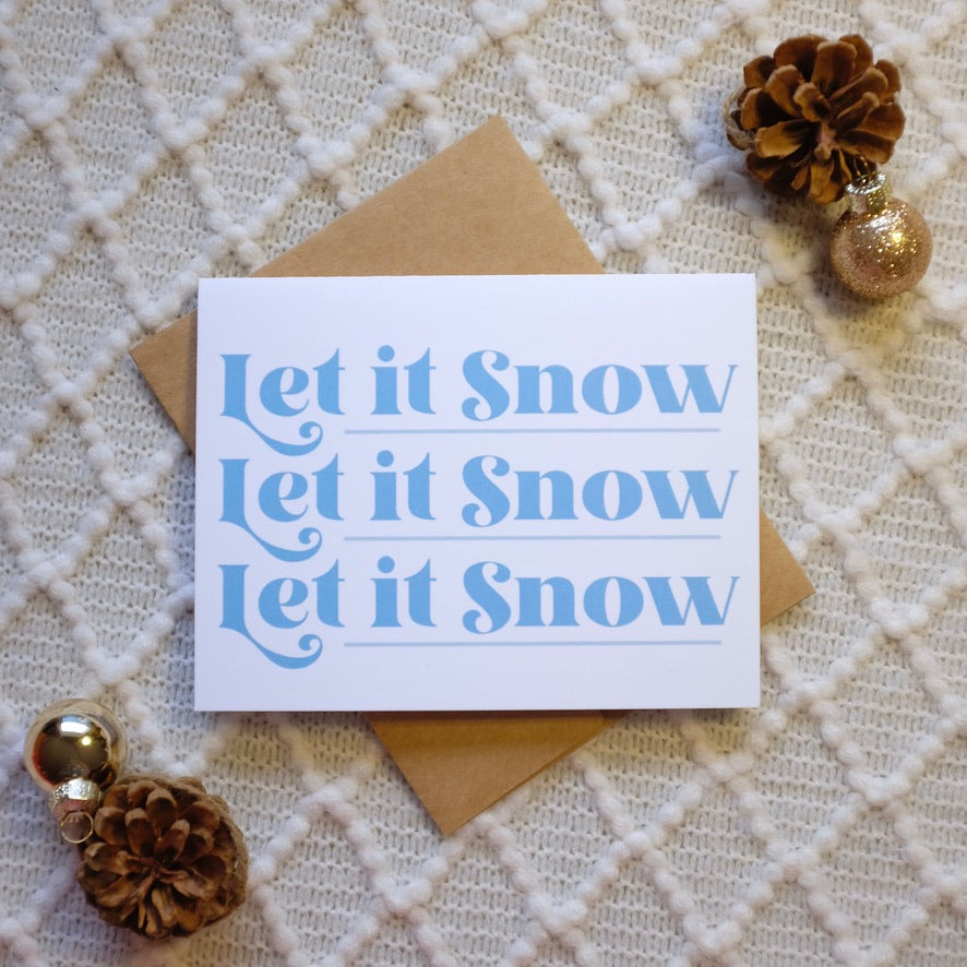 Let it Snow Card