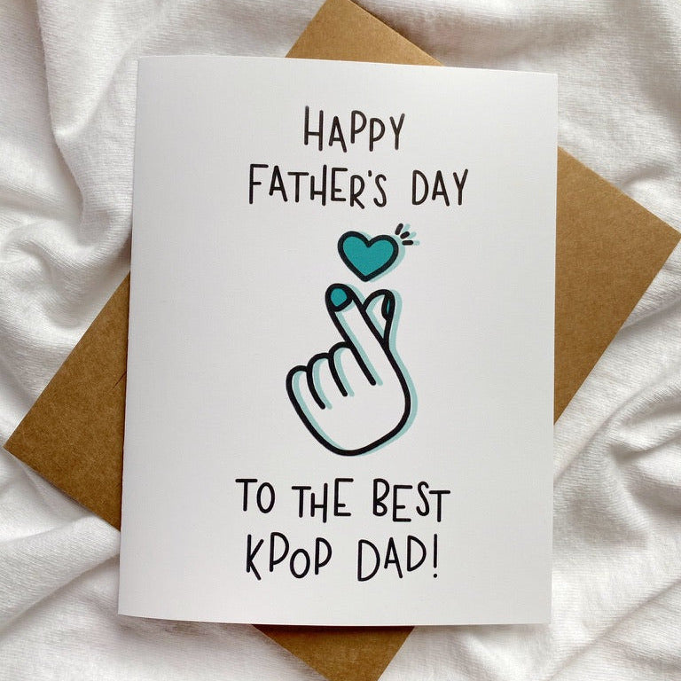 Funny K-Pop Father's Day Card