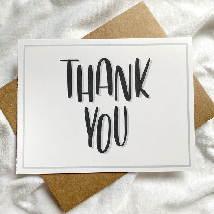 Bold Thank You Card