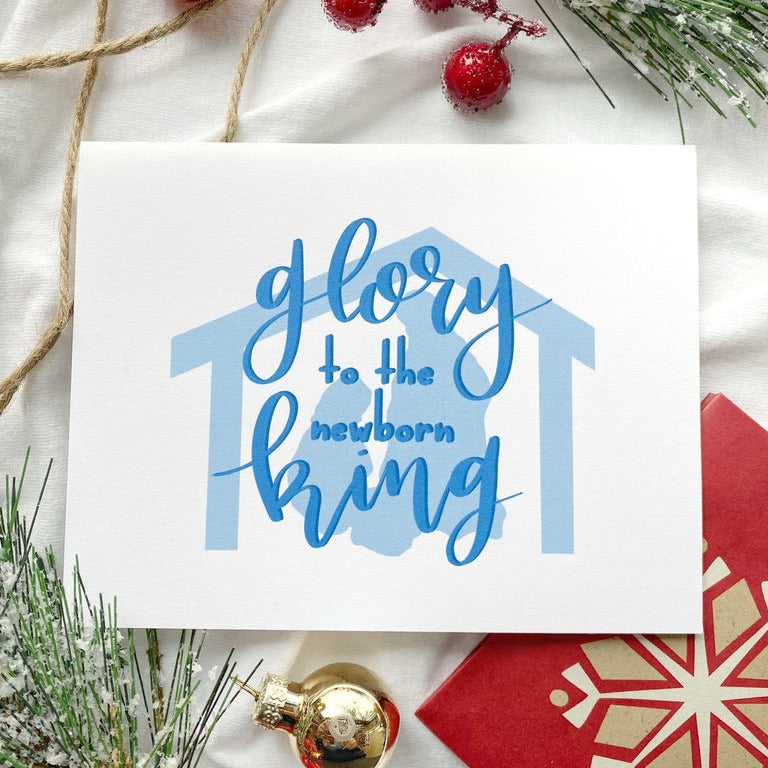 Glory to the King Christmas Card