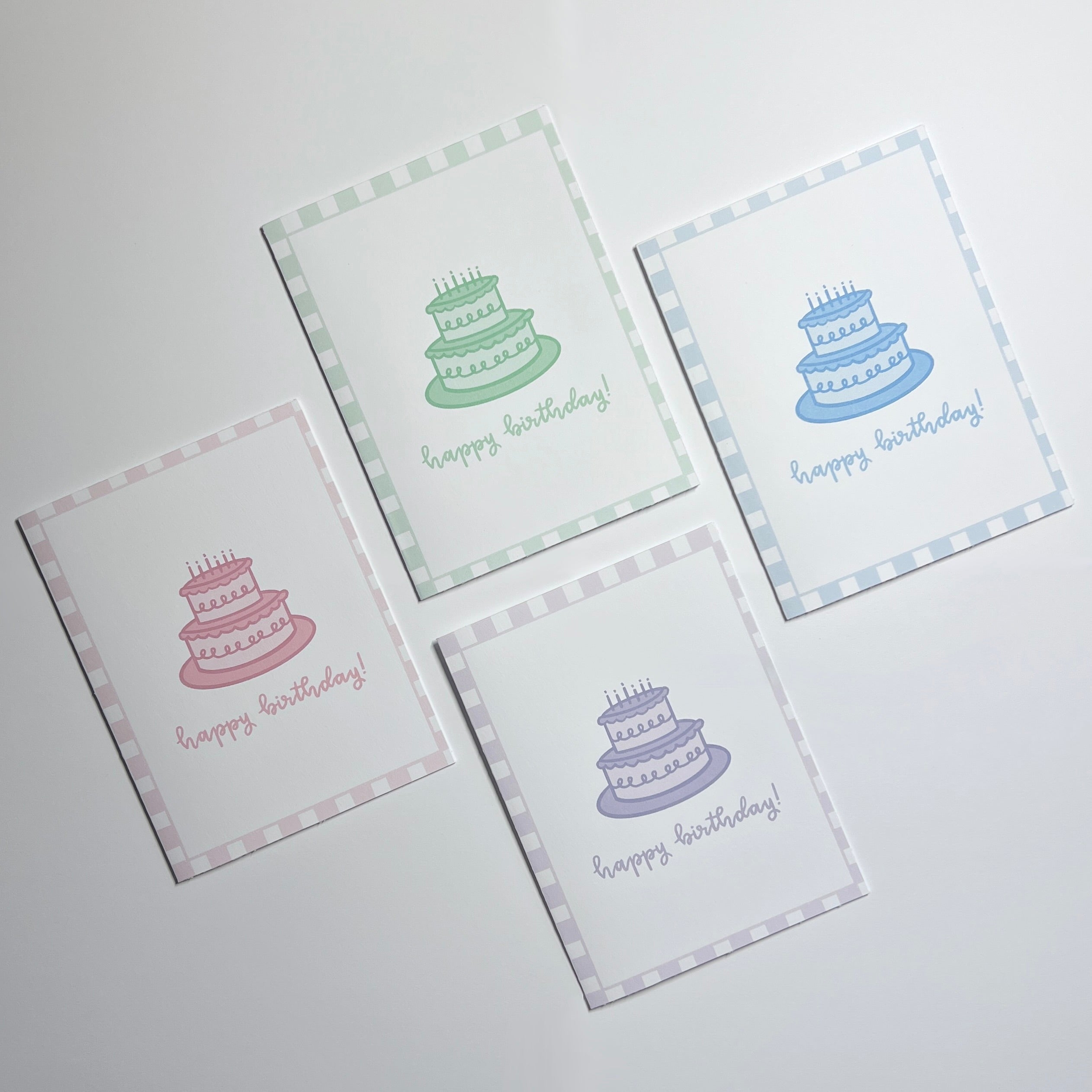 Happy Birthday Cake Card