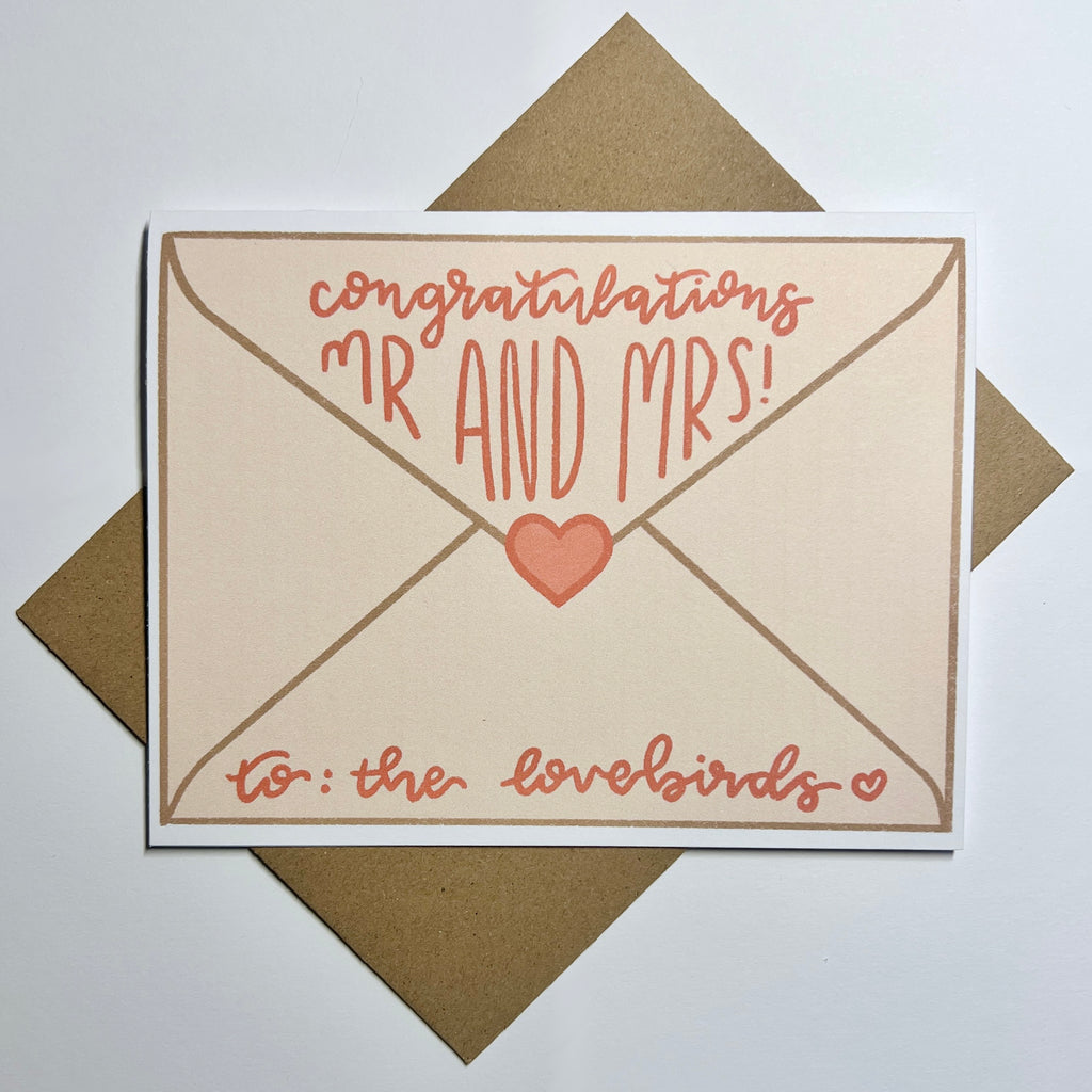 Lovely Envelope Wedding Card
