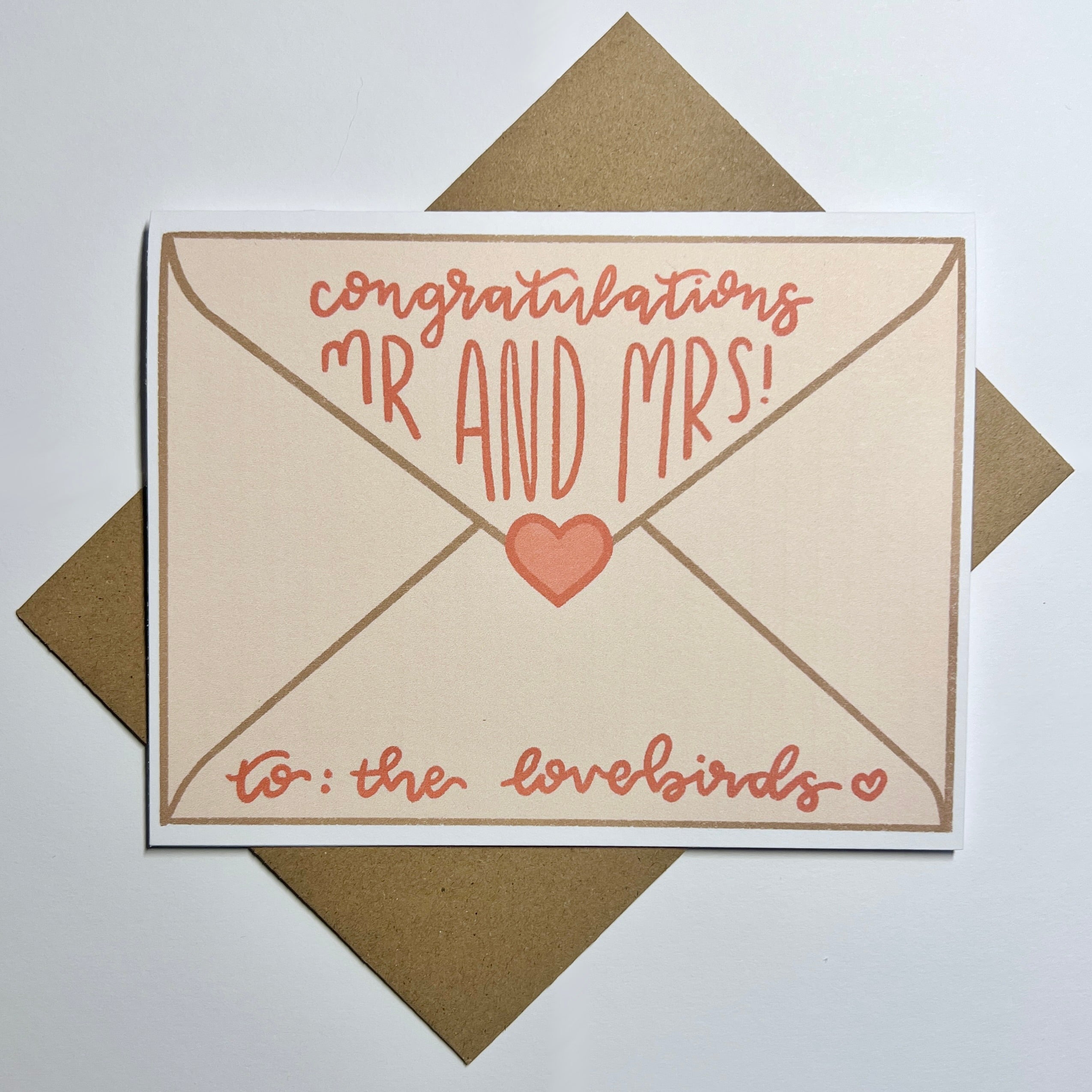 Lovely Envelope Wedding Card