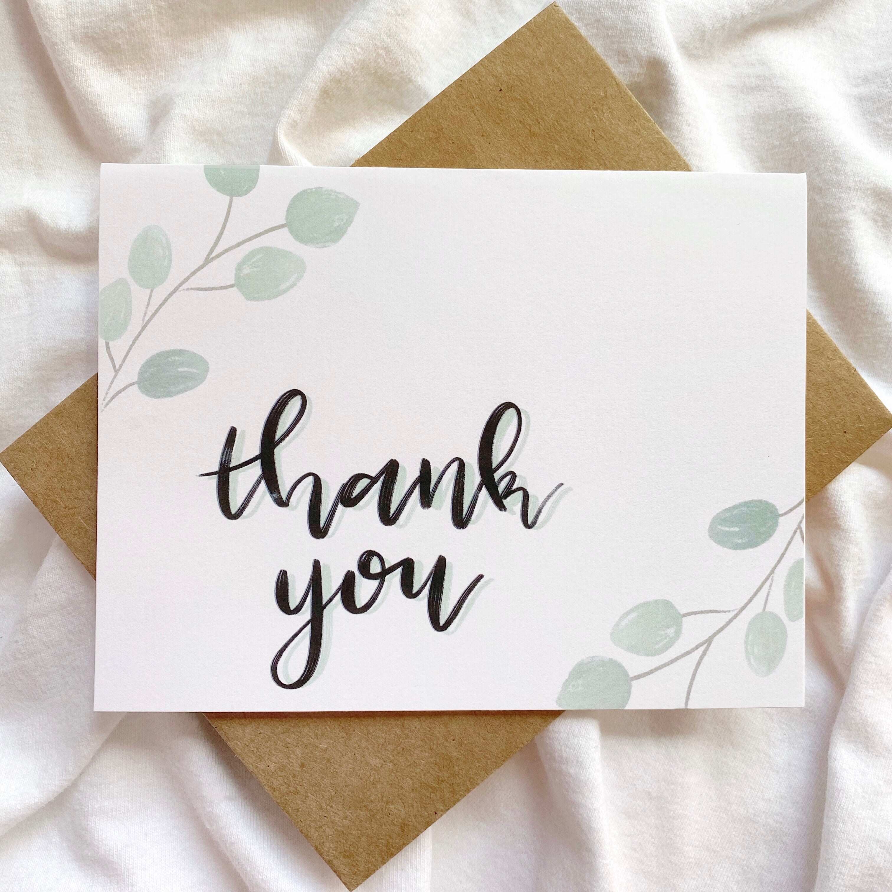 Thank You Eucalyptus Card