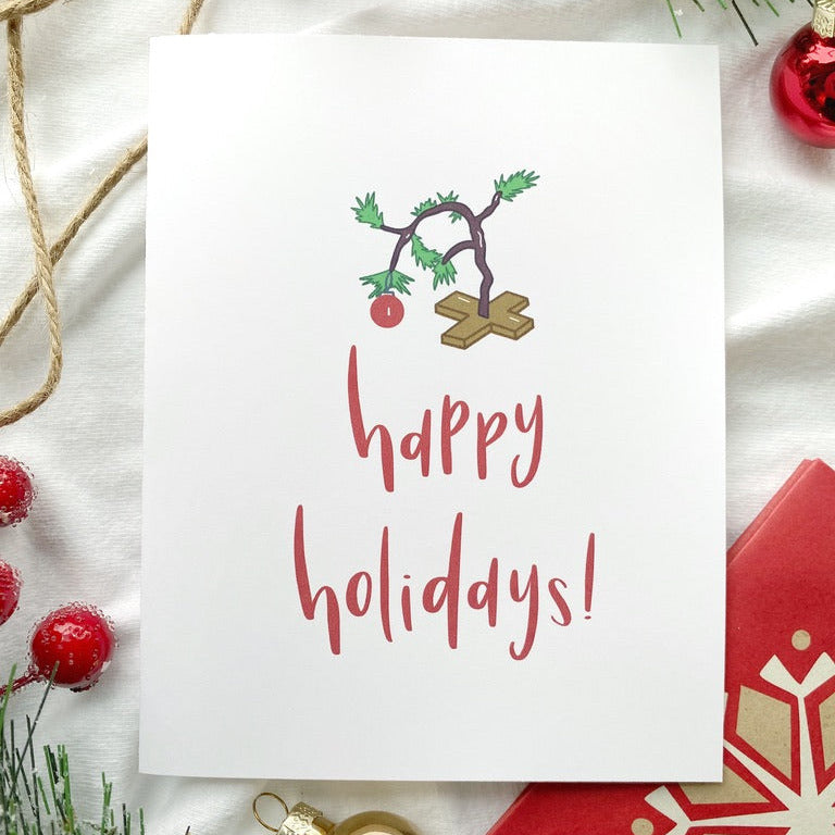 Flimsy Christmas Tree Card