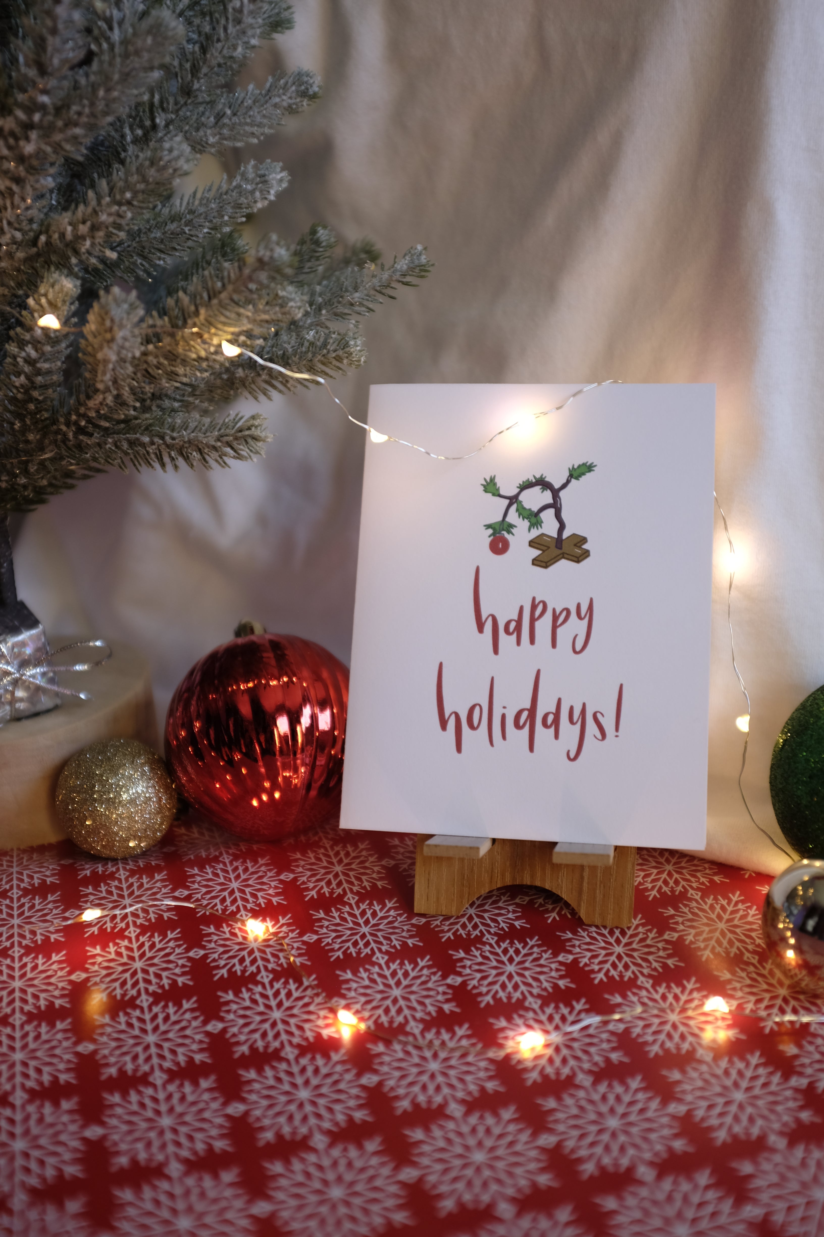 Flimsy Christmas Tree Card