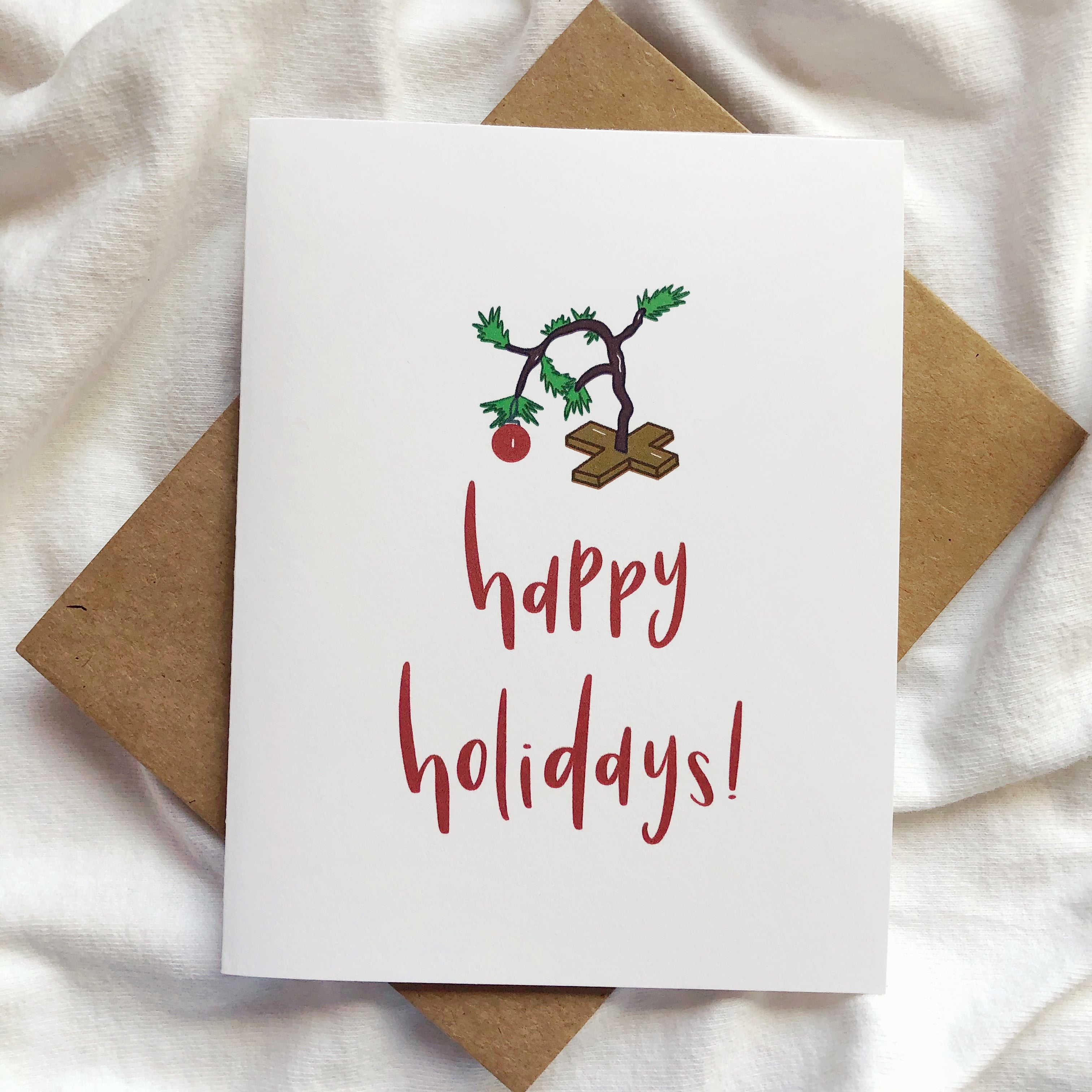 Flimsy Christmas Tree Card