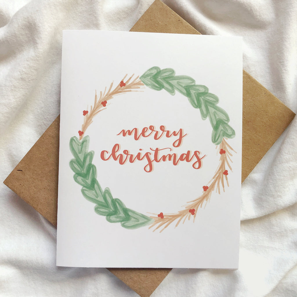 Christmas Wreath Card