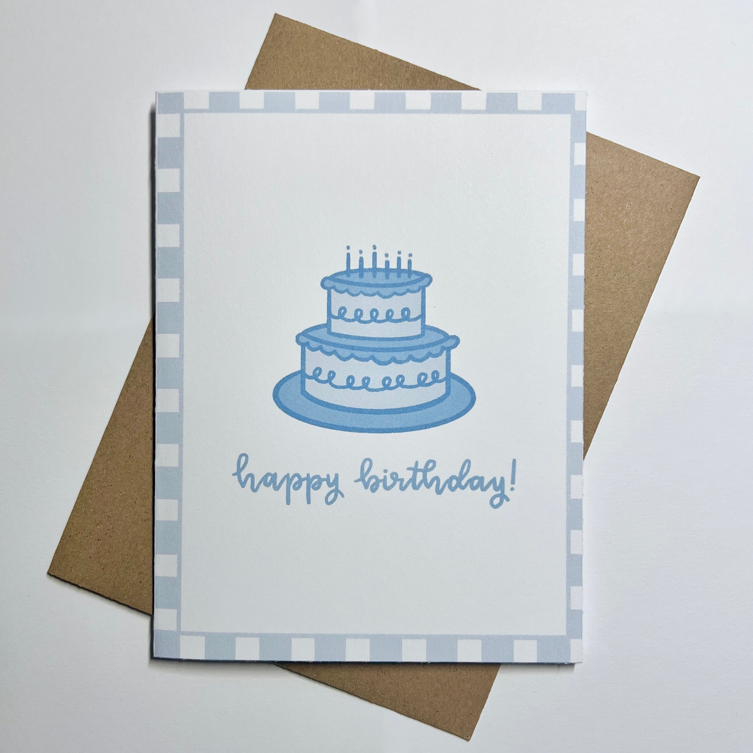 Happy Birthday Cake Card