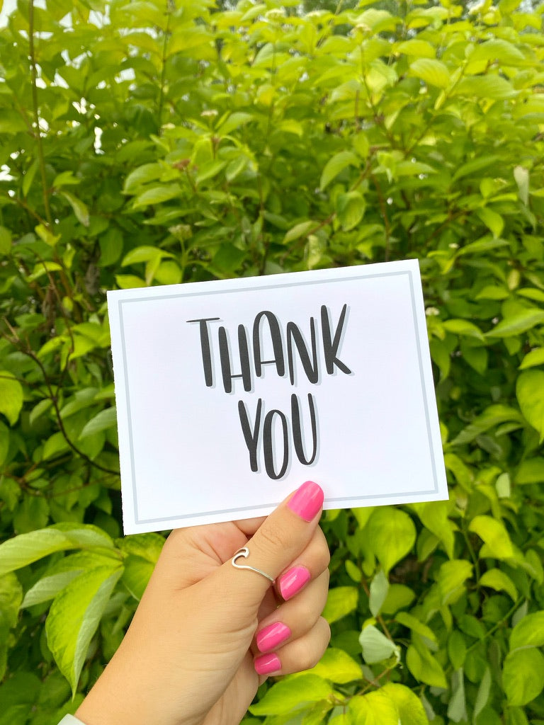 Bold Thank You Card