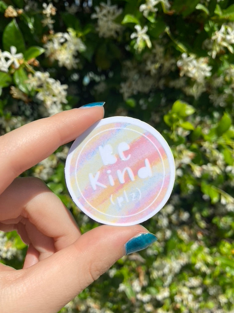 Be Kind Sticker