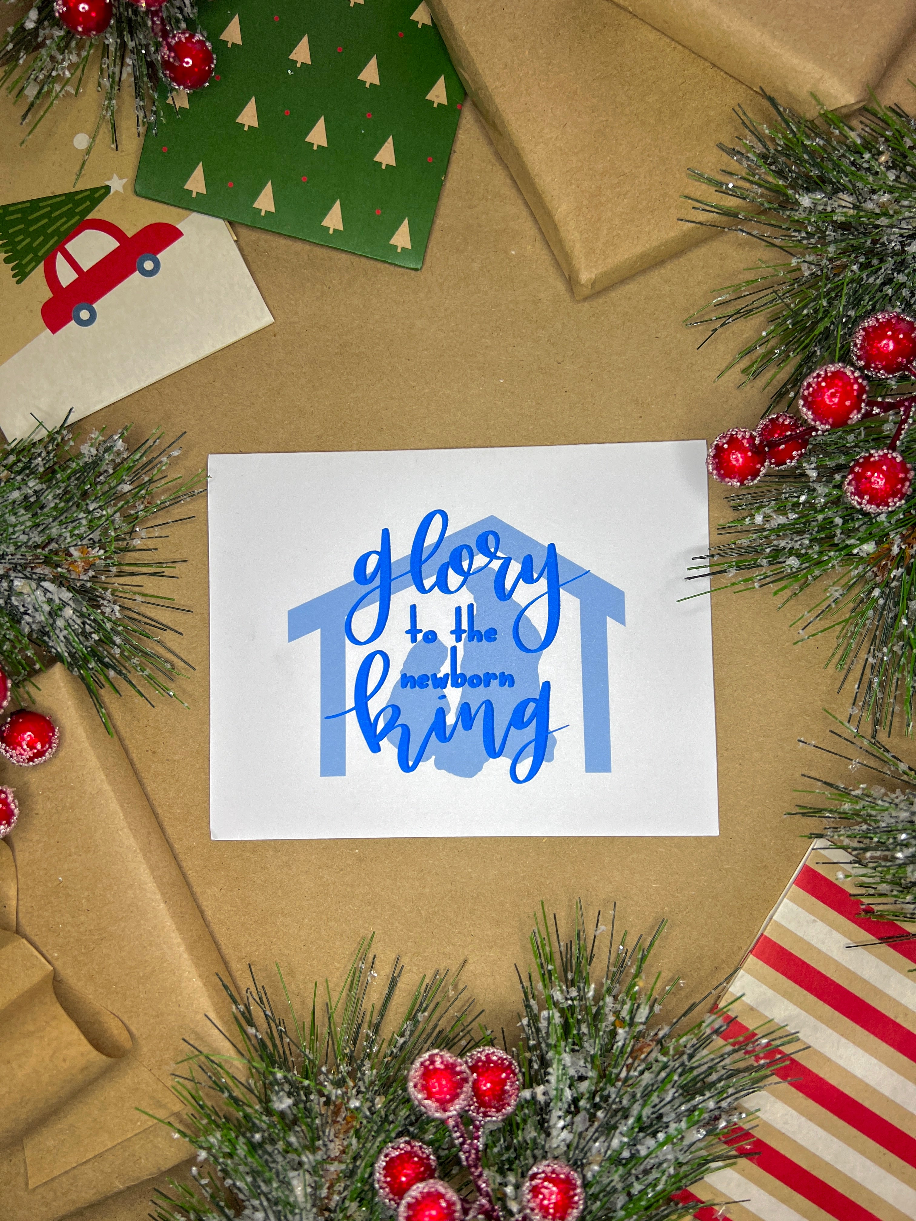 Glory to the King Christmas Card