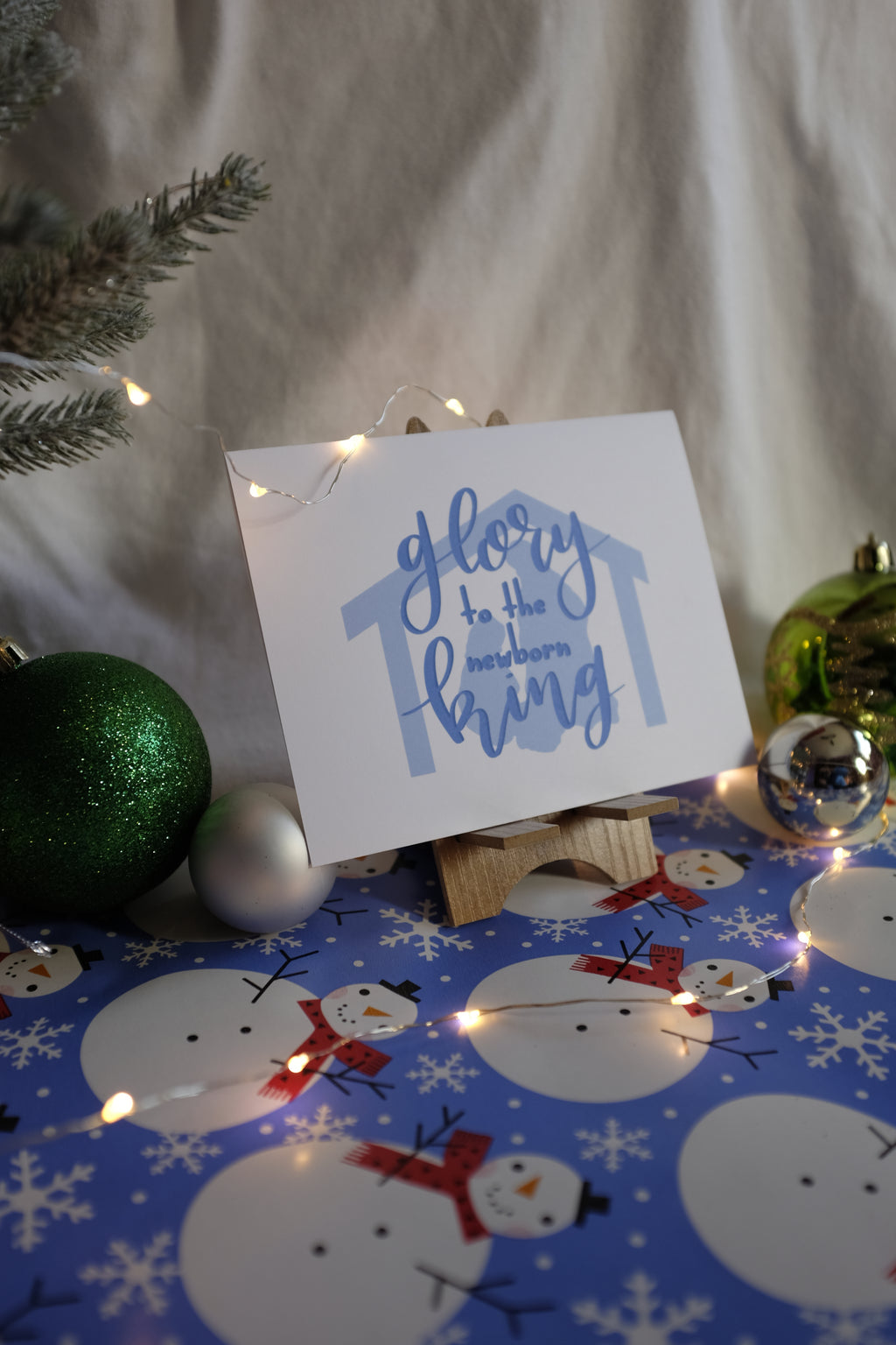 Glory to the King Christmas Card