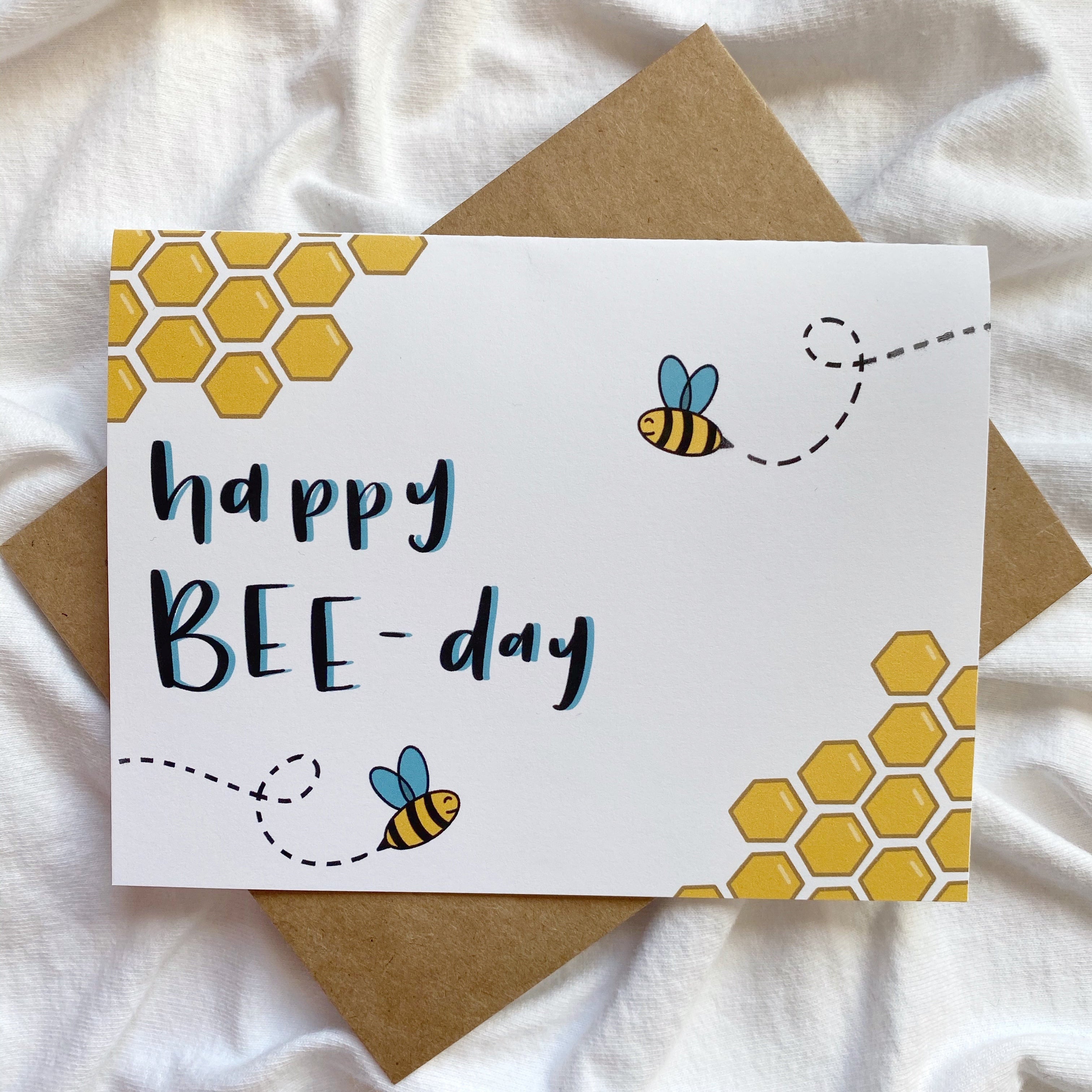 Happy Bee-Day Card