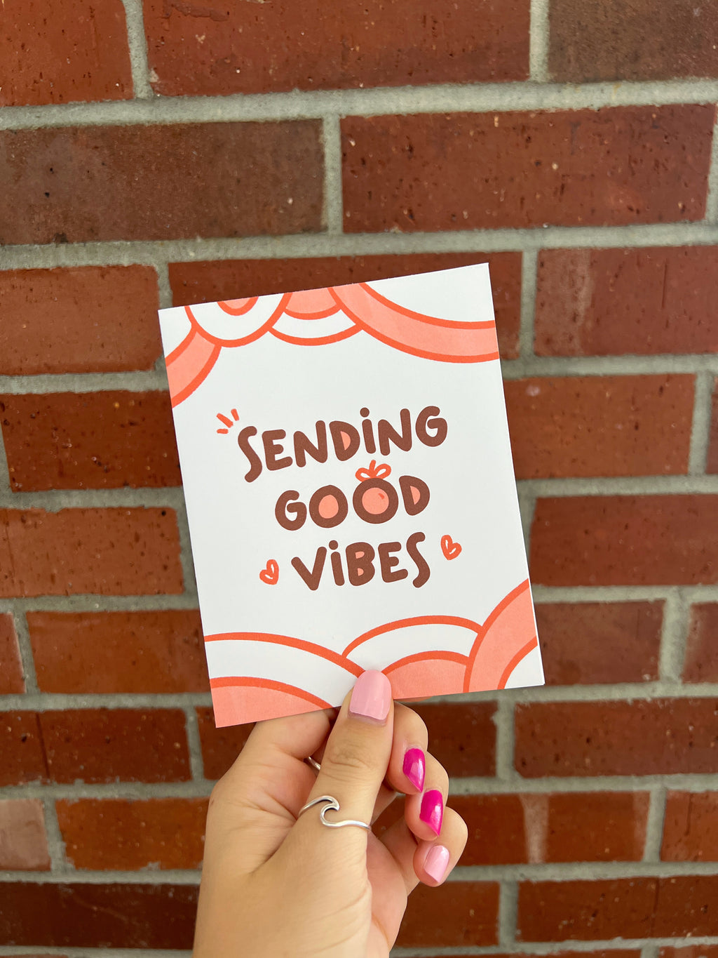 Sending Good Vibes Red Card